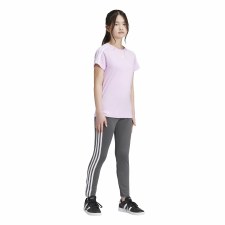 Additional picture of Adidas Essentials Aeroready 3-Stripes High-Waisted Girls Leggings Grey Age 11-12