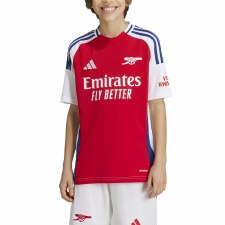 Additional picture of Adidas Arsenal 24/25 Home Jersey Junior Better Scarlet White Age 13-14