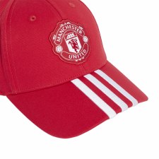 Additional picture of Adidas Manchester United 24/25 Baseball Cap Red White Adults