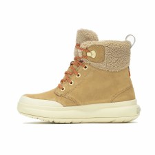 Additional picture of Merrell Women's Marquette Thermo Lace Waterproof Boots Tan Size 6.5