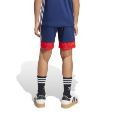 Additional picture of Adidas Trio 25 Essentials Kids Shorts Navy Blue Red Size 7-8