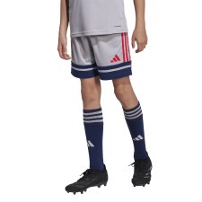 Additional picture of Adidas Squadra 25 Shorts Junior Grey Navy Red Age 5-6