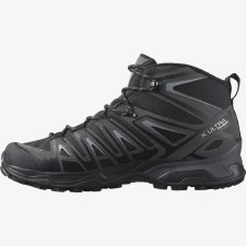 Additional picture of Salomon X Ultra Pioneer Mid GTX Gore Tex Men's Hiking Boots (Black Magnet Monument) Size 9