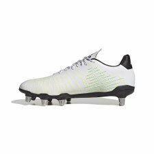 Additional picture of Adidas Kakari Soft Ground Rugby Boots (White Black) Size 7