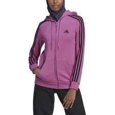Additional picture of Adidas French Terry Women's Full Zip Hoodie (Lilac Black) Size XS
