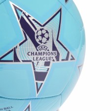 Additional picture of Adidas UEFA Champions League Club Football Bright Cyan Silver Metallic Size 5