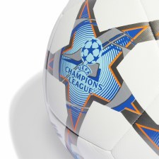 Additional picture of Adidas UEFA Champions League Training Football White Silver Cyan Size 5