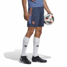 Additional picture of Adidas Manchester Utd Training Shorts 22/23 (Crew Navy Orange) XL