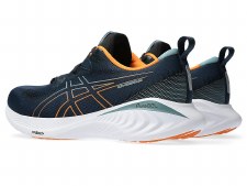 Additional picture of Asics Gel Cumulus 25 Men's Running Shoes French Blue Bright Orange Size 11