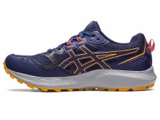 Additional picture of Asics Gel-Sonoma 7 Women's Trail Running Shoes (Indigo Blue Papaya) Size 6.5