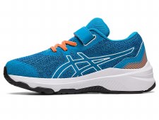 Additional picture of Asics GT-1000™ 11 PS Kids Running Shoes (Island Blue Black) Size 10