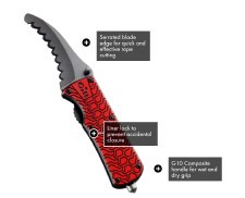 Additional picture of Gill Personal Rescue Knife (Red Black)