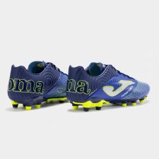 Additional picture of Joma Xpander 2304 Firm Ground Footballs Boots (Royal Blue Flo Yellow) Size 5.5