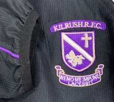 Additional picture of CS Kilrush RFC Training Jacket (Black Purple White) Small