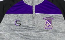 Additional picture of CS Kilrush RFC Half Zip (Melange Grey Purple Black White) 7-8