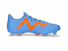 Additional picture of Puma Future Play MxSG Soft Ground Football Boots (Blue Glimmer White Ultra Orange) Size 9.5