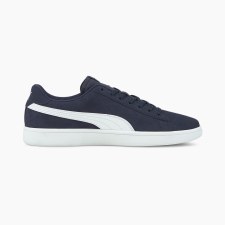 Additional picture of Puma Smash v2 Trainers (Navy White) 6
