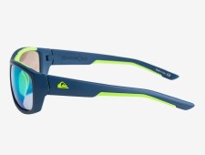 Additional picture of Quiksilver Knockout Sunglasses Matt Navy Flash Green