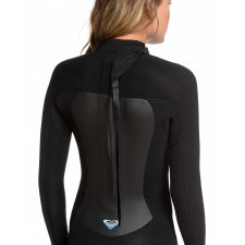 Additional picture of Roxy Women's 3/2mm Prologue Back Zip Steamer Wetsuit (Black Blue) 12