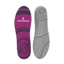 Additional picture of Sorbothane Cush N Step Insoles (Grey Purple) 7 Uk