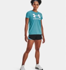 Additional picture of Under Armour Sportstyle Graphic Short Sleeve Tee Glacier Blue White Size Medium