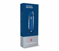 Additional picture of Victorinox Classic SD Swiss Army Pocket Knife Transparent Blue