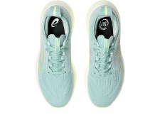 Additional picture of Asics Gel-Nimbus™ 26 Women's Running Shoes Light Celadon Safety Yellow Size 6