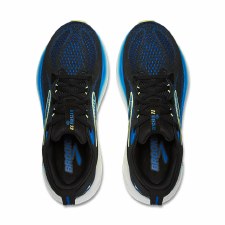 Additional picture of Brooks Glycerin 22 Men's Running Shoes Black Cobalt Neo Yellow Size 9