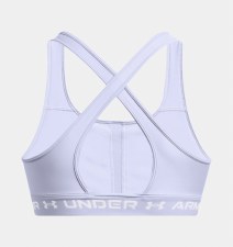 Additional picture of Under Armour Women's Armour® Mid Crossback Sports Bra Celeste White Size Medium