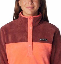 Additional picture of Columbia Women's Benton Springs™ Half Snap Pullover Fleece Juicy Spice Size XL