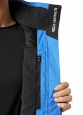 Additional picture of Helly Hansen Women's Crew Hooded Midlayer Jacket 2.0 Ultra Blue Size Large