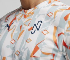 Additional picture of Puma x Neymar JR Creativity Youth Football Jersey White Hot Heat Age 5-6