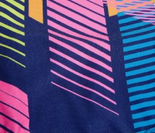 Additional picture of Speedo Girls Digital Placement Splashback Swimsuit Blue Pink Age 7-8
