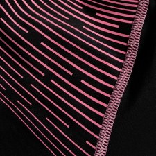 Additional picture of Speedo Girls Medley Logo Medalist Swimsuit Black Pink Age 9-10