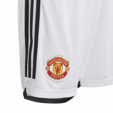 Additional picture of Adidas Manchester United 23/24 Home Shorts Junior Age 11-12