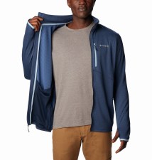 Additional picture of Columbia Men's Park View™ Fleece Jacket Navy Heather Size Small