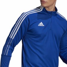 Additional picture of Adidas Tiro 21 Training Top (Royal White) Medium