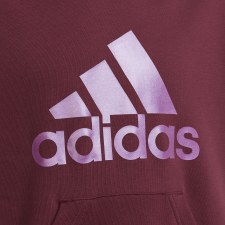 Additional picture of Adidas Girls Badge of Sport Hoodie (Maroon Pink) 13-14