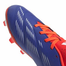 Additional picture of Adidas Predator Club Firm Ground Junior Football Boots Lucid Blue Solar Red White Size 10