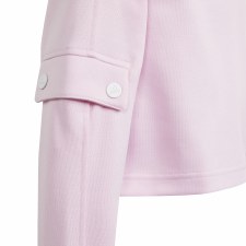 Additional picture of Adidas Cropped Girl's Dance Hoody Pink Age 11-12