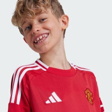 Additional picture of Adidas Manchester United 24/25 Home Jersey Junior Mufc Red Age 15-16