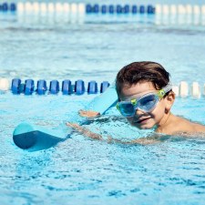 Additional picture of Aqua Sphere Seal 2 Kids Swmming Goggles Clear Lime Blue Tint Lens