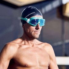 Additional picture of Aqua Sphere Seal 2.0 Swimming Mask Green Clear Lens Adults