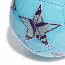 Additional picture of Adidas UEFA Champions League Club Football Bright Cyan Silver Metallic Size 5