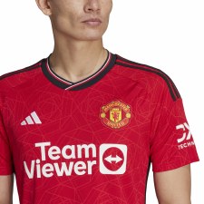 Additional picture of Adidas Manchester United 23/24 Home Jersey Team Red Size XS