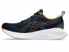 Additional picture of Asics Gel Cumulus 25 Men's Running Shoes French Blue Bright Orange Size 11