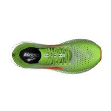 Additional picture of Brooks Hyperion Max Men's Running Shoes Green Geko Red Orange White Size 8