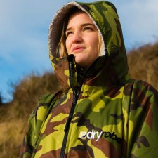 Additional picture of Dryrobe Advanced long Sleeve  Adults (Camo Grey) Medium