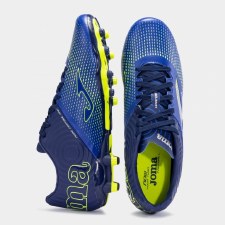 Additional picture of Joma Xpander 2304 Firm Ground Footballs Boots (Royal Blue Flo Yellow) Size 5.5