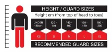 Additional picture of Precision Origin.0 Shin Guards (Black Red) Size XS